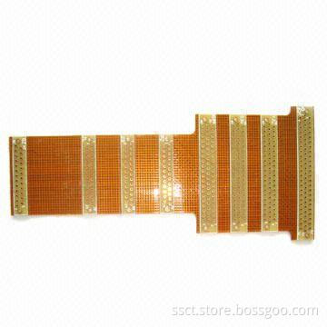 Rigid-flexible PCB with Trace Width Space of 4 to 5mil and Six Layers